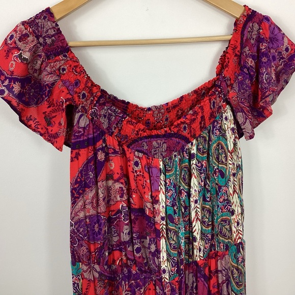 Free People Carmen Print Jumpsuit Size Small - Picture 9 of 12